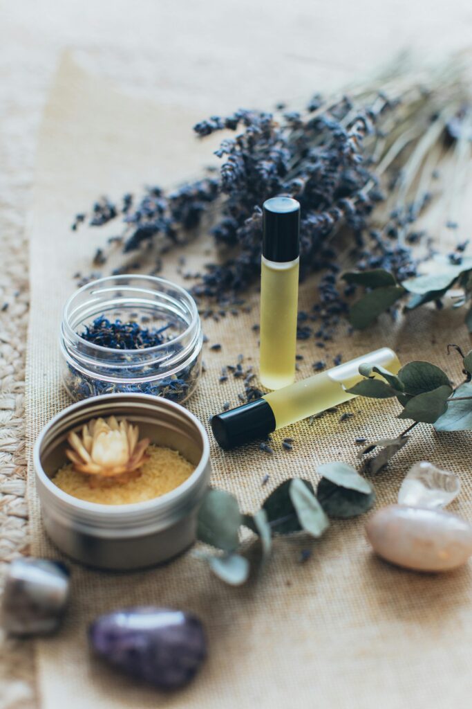 pexels-photo-3865676-3865676 Elevate your relaxation with aromatherapy essentials featuring lavender and massage oils.